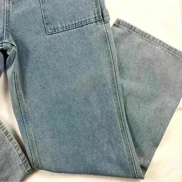 NWT Simple Society Highrise Light Wash Rayon Ankle Carpenter Jeans Size 9/29 - Picture 5 of 16